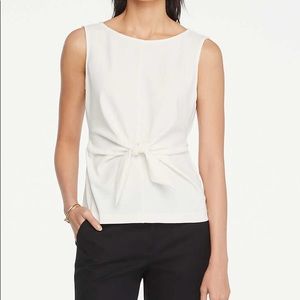 Ann Taylor factory tie front tank